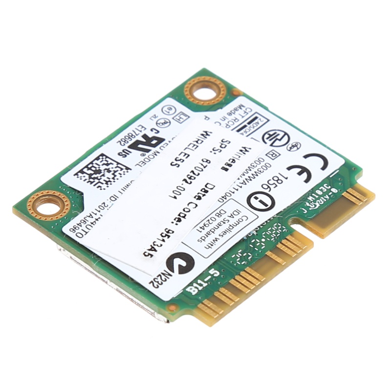 Thẻ Mạng Wifi Không Dây Băng Tần Kép 6235ANHMW Mini Pcie Cho Centrino