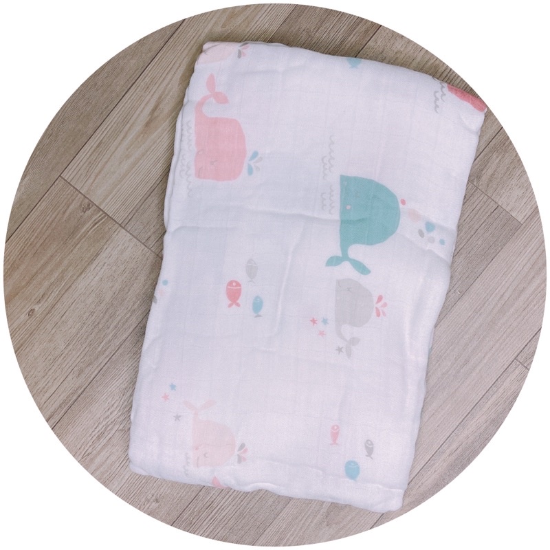 Chăn Manny Aden 4 lớp 110 x 130cm 70% sợi tre 30% cotton đa năng cho bé sơ sinh đắp, ủ, quấn ngủ, tắm