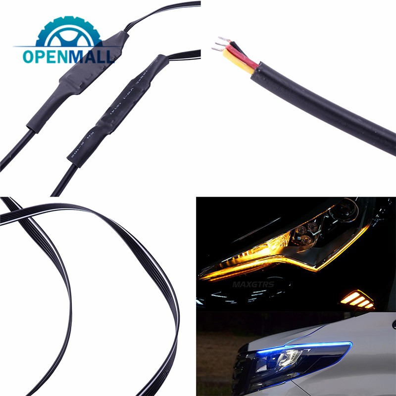 2PCS Dây đèn LED 45cm cho xe hơi chuyên dụng