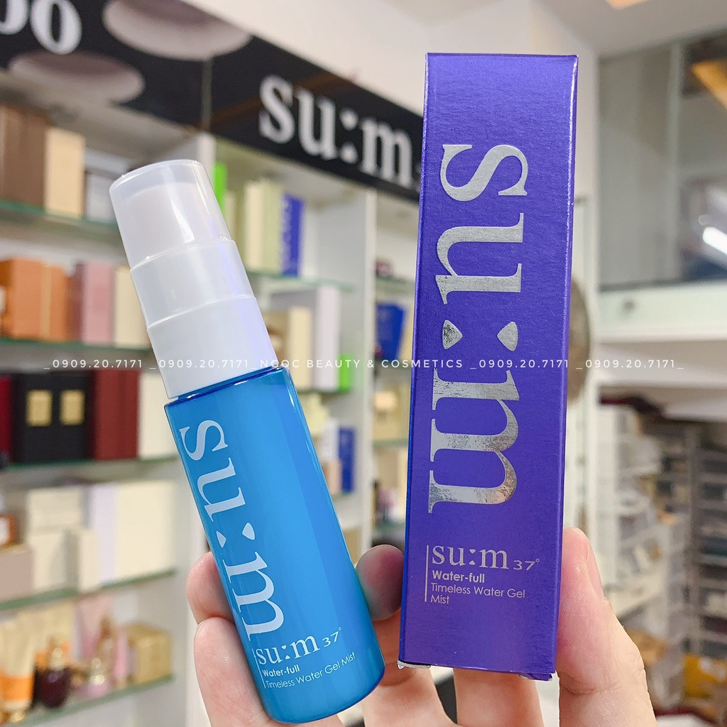 Xịt khoáng Sum xanh cấp nước cho da dầu Water-full Timeless Water Gel Mist 60ml