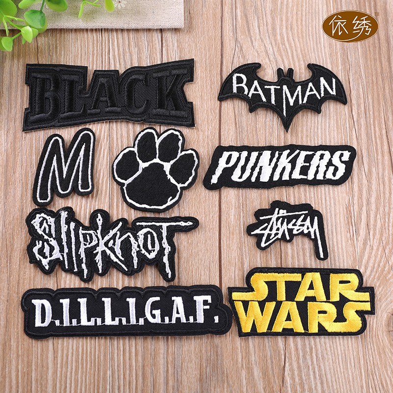 Sticker, Logo Patch Ủi Quần Áo Hình Vũ Trụ Điện Ảnh Siêu Anh Hùng