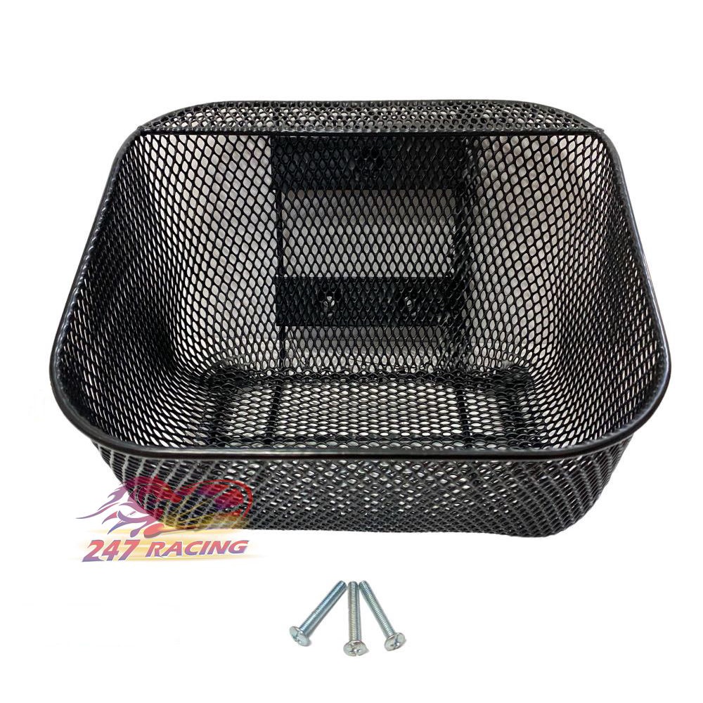Rổ lưới gắn xe máy Wave NHỎ dưới hàng rẻ đẹp bền tặng kèm ốc gắn rổ
