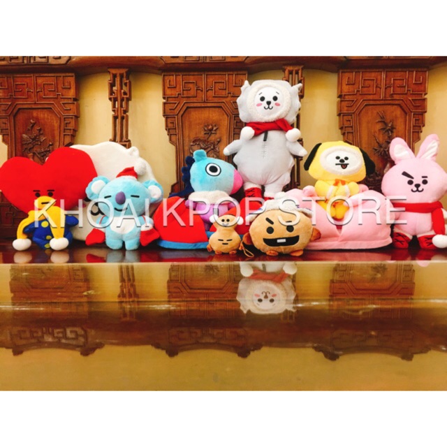 Gấu đứng BT21 Standing doll BT21 christmas giáng sinh