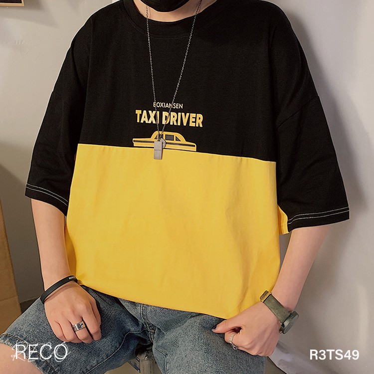 Áo thun, phông nam Hàn Quốc cao cấp dáng rộng tay lỡ T-Shirt Loose R3TS49 Unisex