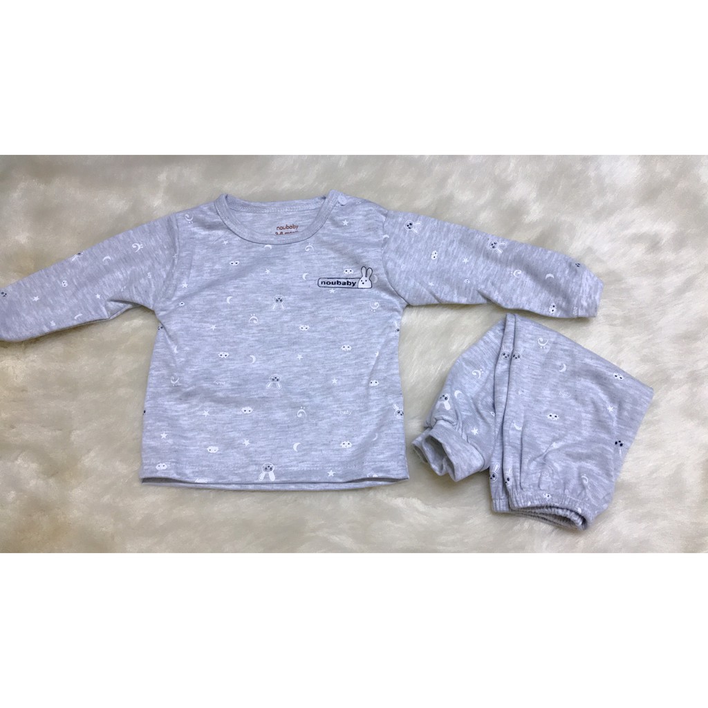 [Chỉ 50K/ 1 bộ] Bộ quần áo thu đông nou_baby cho bé từ 0 đến 15 tháng - Mẫu trơn 1 đổi 1 trong 1 tháng | BigBuy360 - bigbuy360.vn