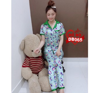Bộ phi bóng tay ngắn họa tiết