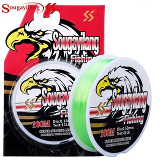 Dây câu cá Sougayilang bằng sợi nylon Monofilament mịn 11-41LB 100M phù hợp cho câu cá nước mặn và nước ngọt