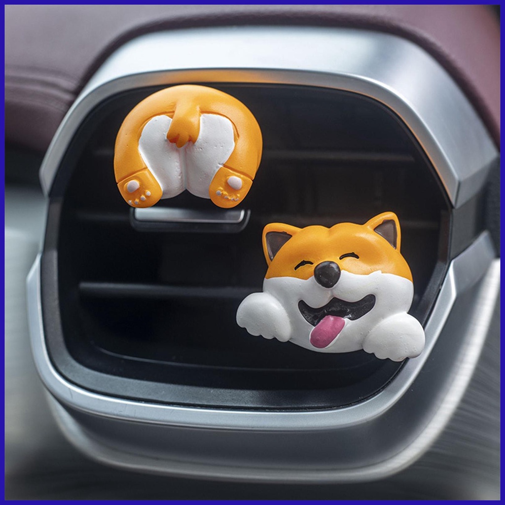Kẹp Trang Trí Máy Lạnh Xe Hơi Hình Động Vật Dễ Thương