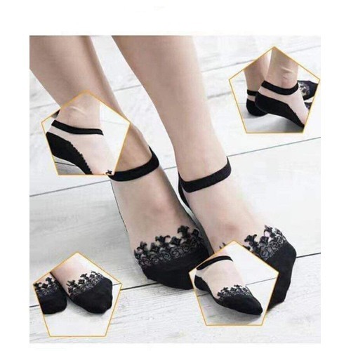 Tất ren, Set 5 đôi tất ren công chúa, combo 5 đôi tất ren, combo 10 đôi tất ren