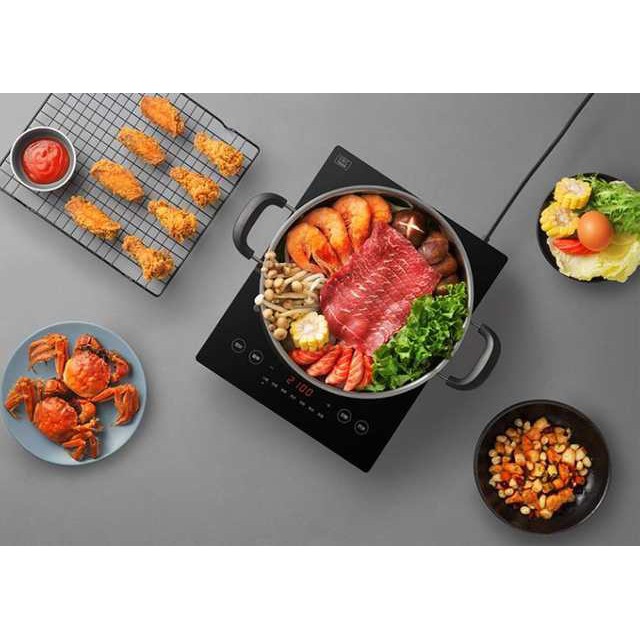 Bộ bếp từ thông minh kèm  Chảo + Nồi Xiaomi Mijia Induction cooker A1 whole set MDCLOP2ACM