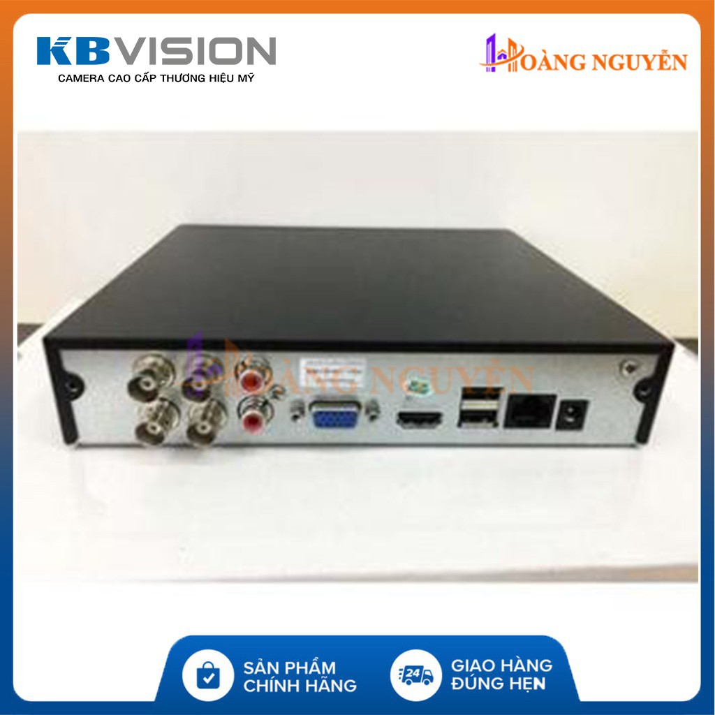 [CHÍNH HÃNG] Đầu Ghi Camera KBVision 4 Kênh KX-7104SD6 5-in-1 - Hàng Chính Hãng - Vỏ Sắt