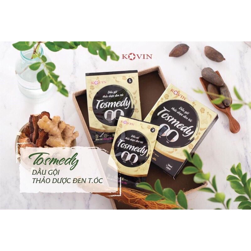 Tosmedy - dầu gội đen tóc thảo dược