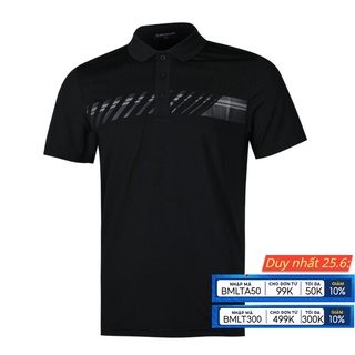 Áo thun thể thao Nam Dunlop - DABAS9067-1C Kiểu dáng Polo nam lifestyle phù hợp mặc hàng ngày chơi thể thao cầu lông ten