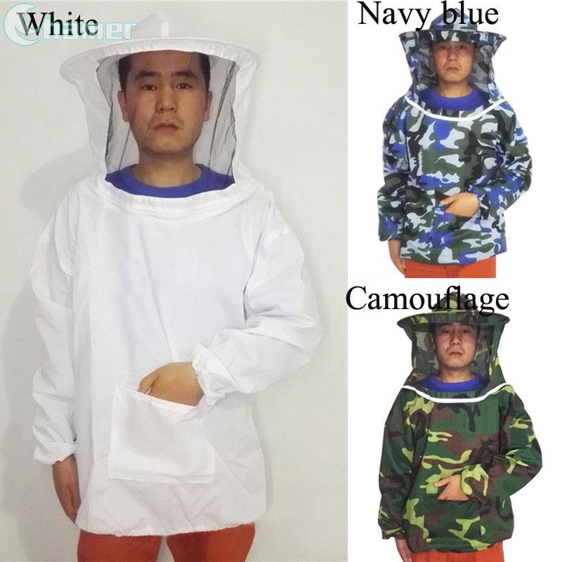 Áo khoác kèm mũ che mặt bảo hộ khi lấy mật ong