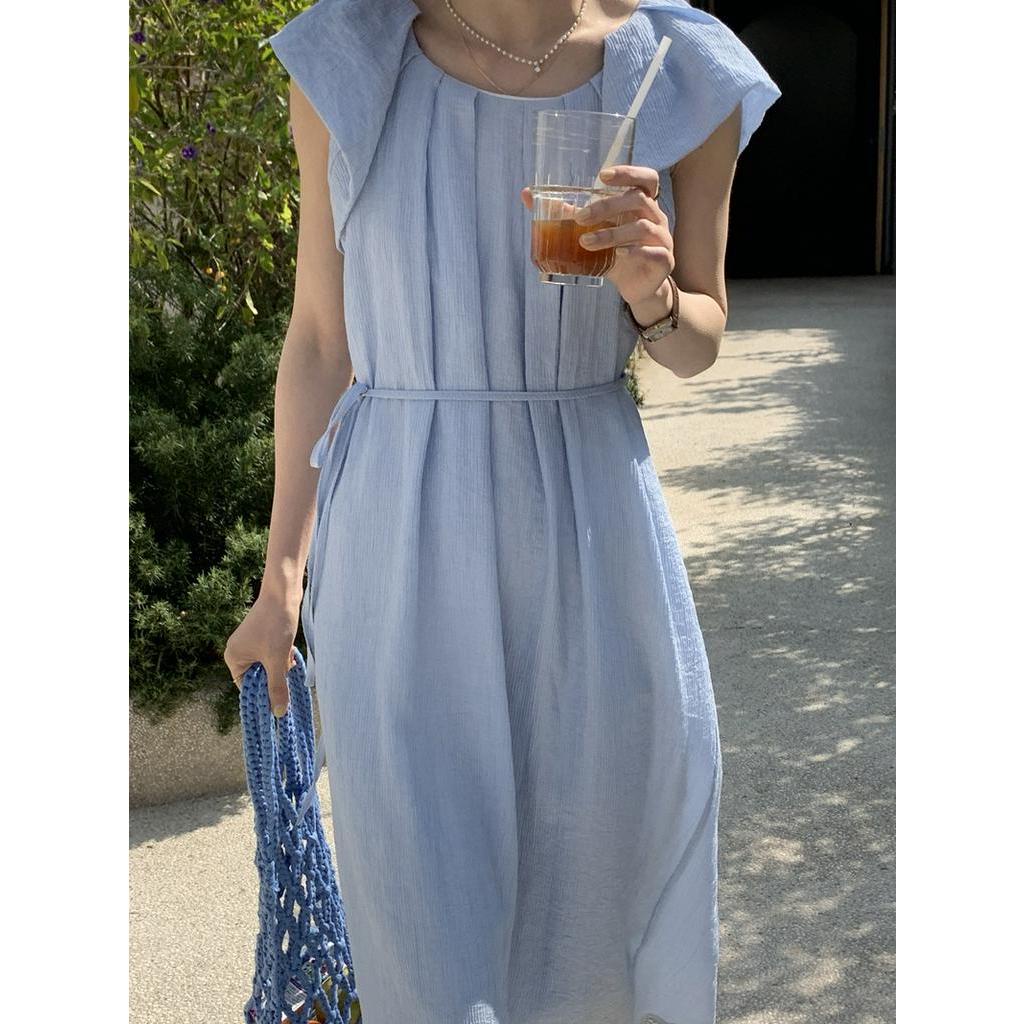 Đầm Sát Nách Cổ Tròn Dáng Rộng Thời Trang Mùa Hè 62858