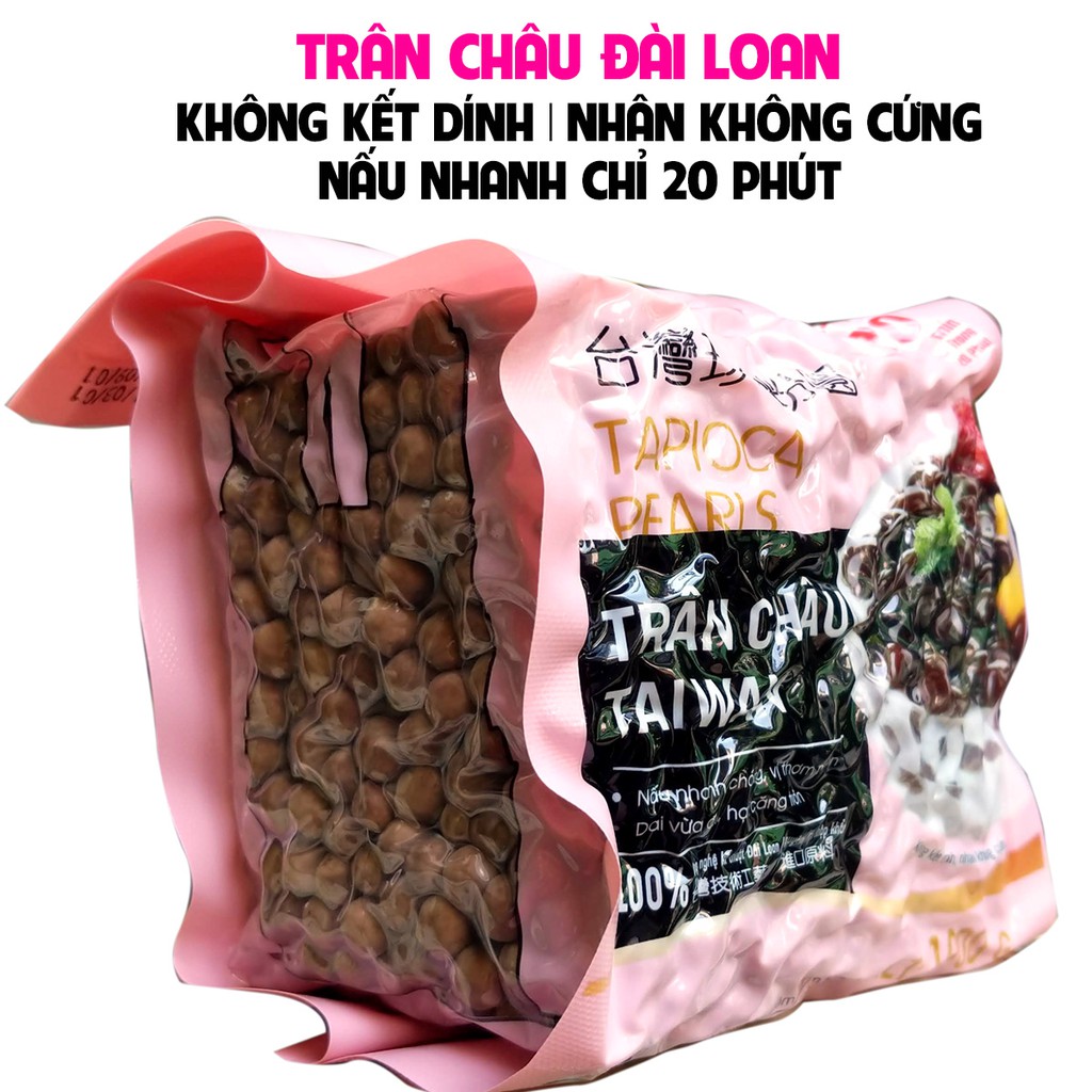 1kg Trân Châu Đen Đài Loan Thượng Hạng | Trân châu caramel đặc biệt