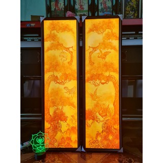 [Xưởng tuyển đại lý] Tranh Trúc chỉ in 1 bộ 2 bức Tùng Hạc trường xuân giá gốc tận xưởng tặng đinh treo tranh