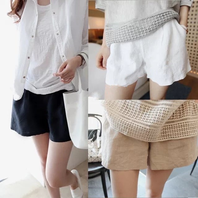 QUẦN SHORT NỮ ỐNG RỘNG KAKI BASSIC QUẦN ĐÙI KAKI NỮ CẠP CHUN SAU