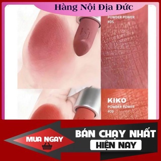 Son lì Kiko Powder Power Lipstick -Nội địa Đức Đủ Bill