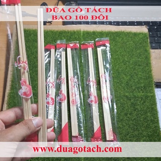 100 Đũa dùng một lần bao giấy - Hàng xuất khẩu Nhật