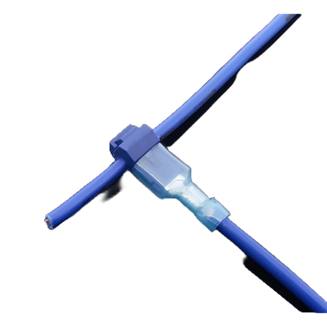 50 bộ cút nối dây điện chữ T phân nhánh - t cắm, cos nối điện, cút nối điện chữ T