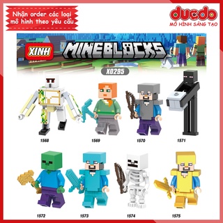 Minifigures các nhân vật Minecraft - Đồ chơi Lắp ghép Xếp hình Mini Mô hình XINH X0295