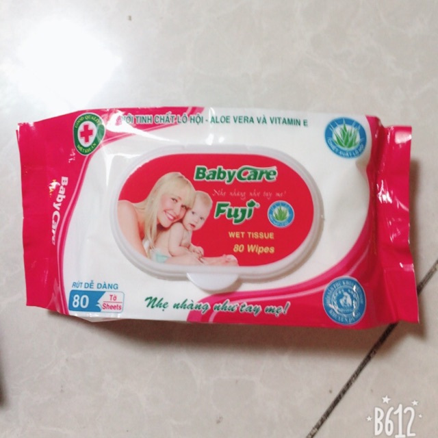 khăn ướt baby care fuji