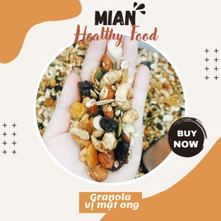 Granola siêu hạt MiAn Healthy Food 500gr vị mật ong (10% yến mạch)