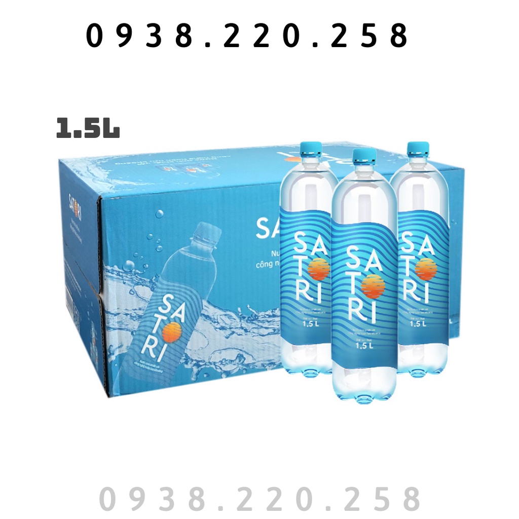 Thùng Nước Suối Satori 1.5l (12 chai x 1.5L)