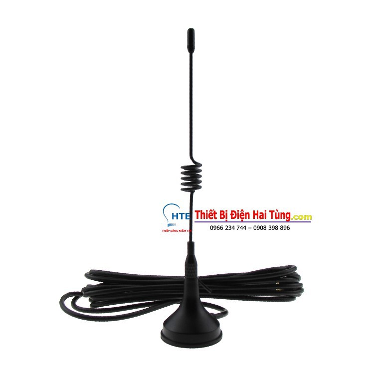Anten 3G 4G GSM 6DPI dây 3 mét, cây anten 20cm.
