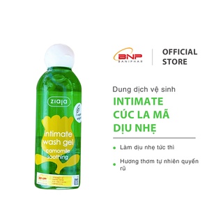 Dung dịch vệ sinh phụ nữ Intima Ziaja Ba Lan Cúc La Mã dịu nhẹ cân bằng pH