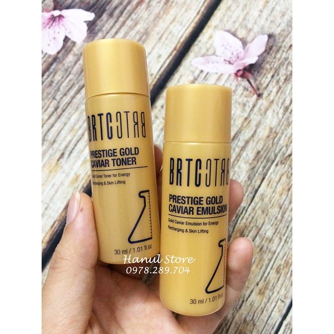 Set dưỡng Trứng Cá Muối Vàng 24K BRTC Prestige Gold Caviar