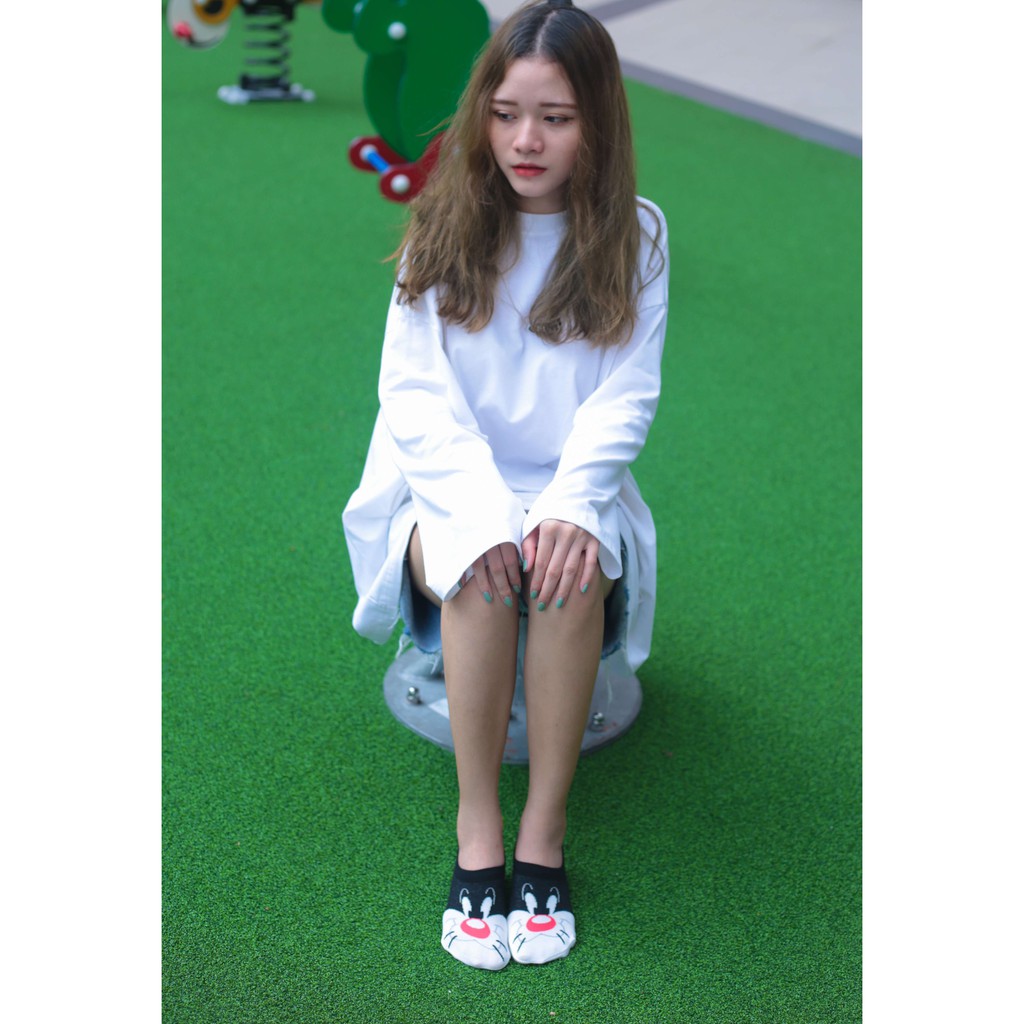 Tất vớ lười nữ hình thú cute Kikiya cao cấp Hàn Quốc W-N-004 (Chính Hãng)