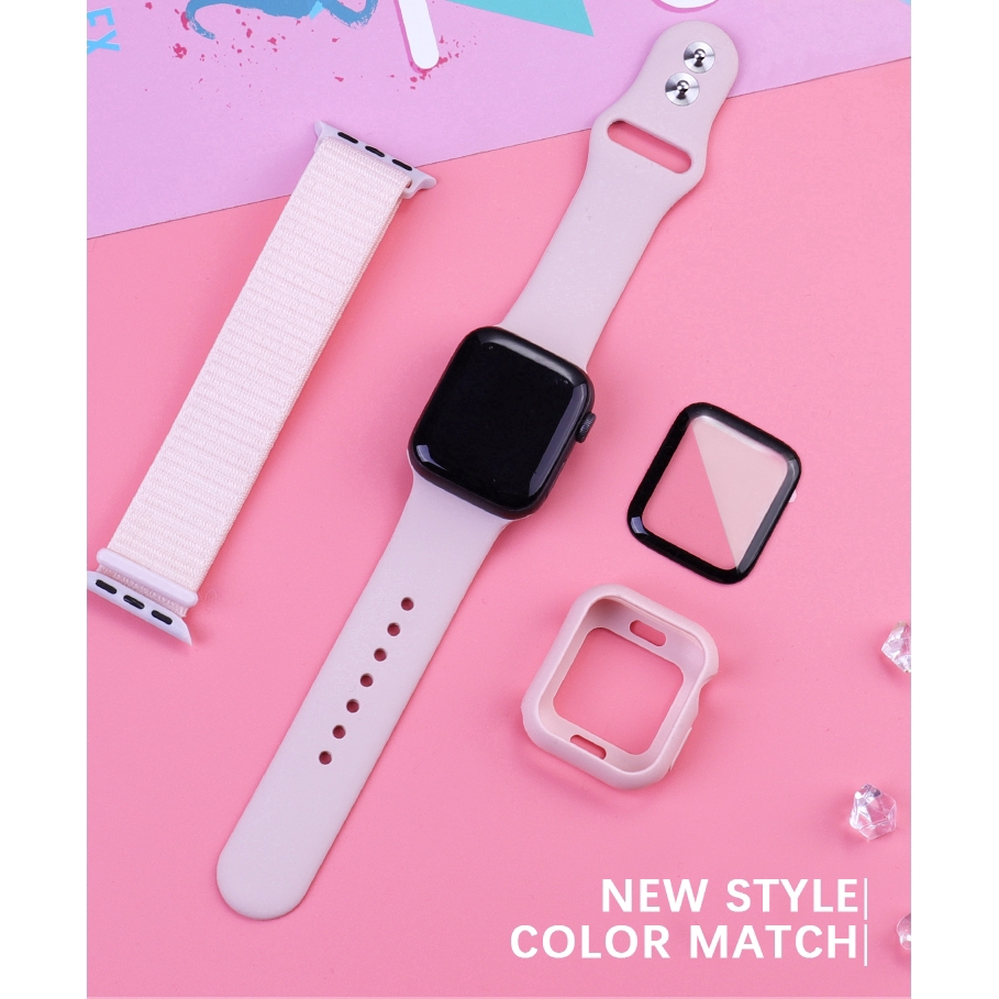 Set 4 Dây Đeo Thay Thế Chất Liệu Nylon Cho Apple Watch 5 4 3