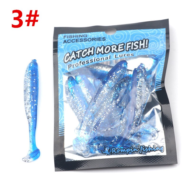 Set 10 Mồi Giả Dùng Cho Câu Cá 5.5cm 7cm