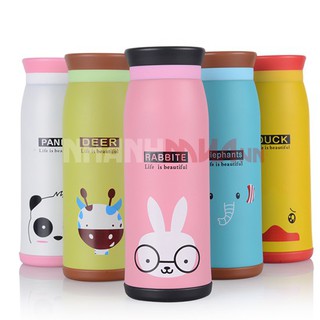 ( Giá hủy diệt) Bình giữ nhiệt 500ml hình thú KUTE (giao hình ngẫu nhiên) shop oanh