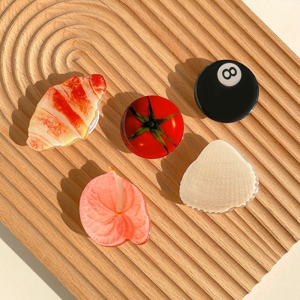 Giá đỡ điện thoại hình bánh mì/hoa cho iPhone Huawei Oppo Xiaomi