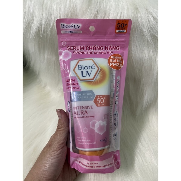 Mẫu mới  Serum Chống Nắng Body dưỡng trắng da  Biore SPF50/PA+++ mẫu mới mấy chế ợi