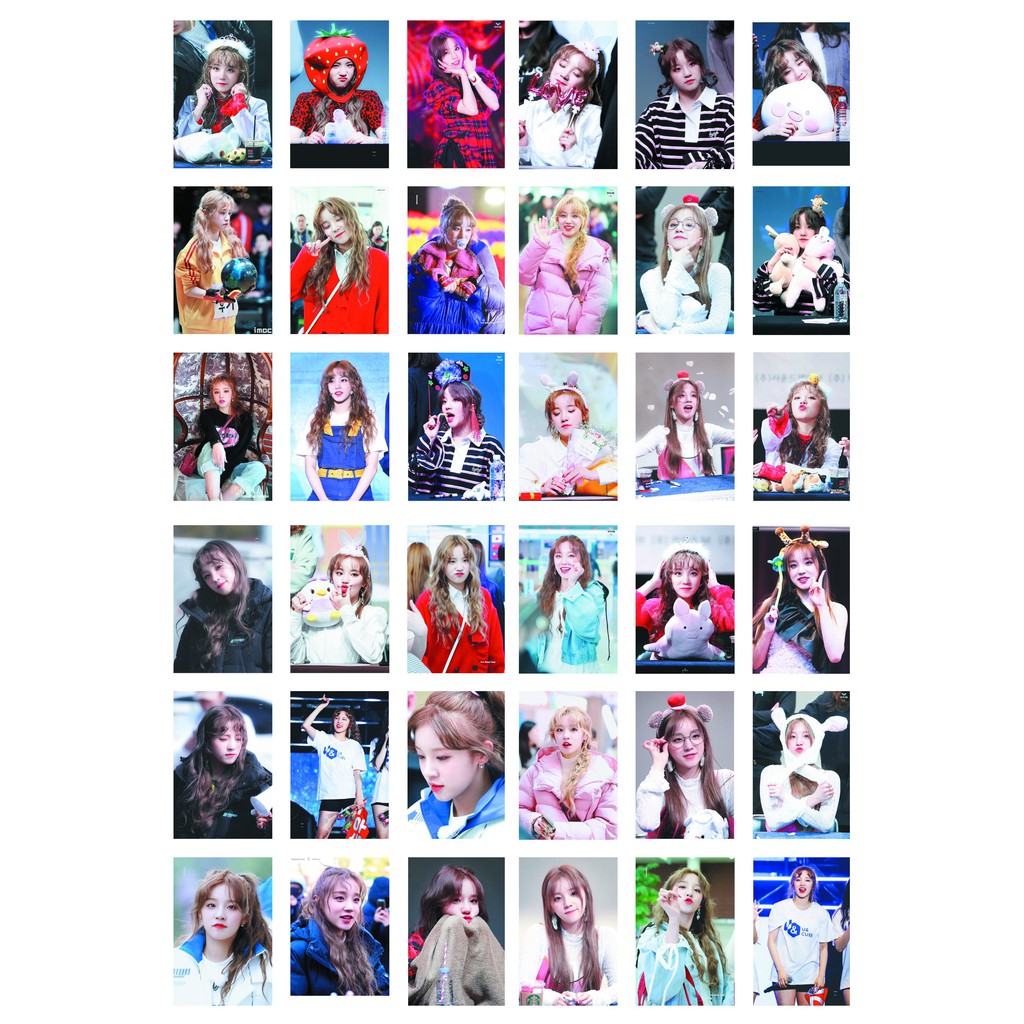 LOMO CARD 72 ảnh thành viên (G)I-DLE - YUQI update Twitter 1