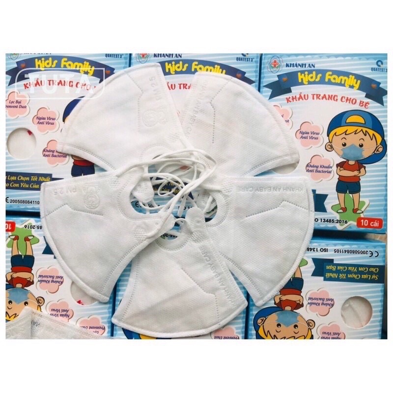 Khẩu trang 5D cho bé 0-3 tuổi