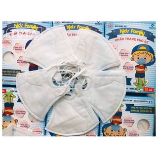 Khẩu trang 5D cho bé 0-3 tuổi (10 cái)