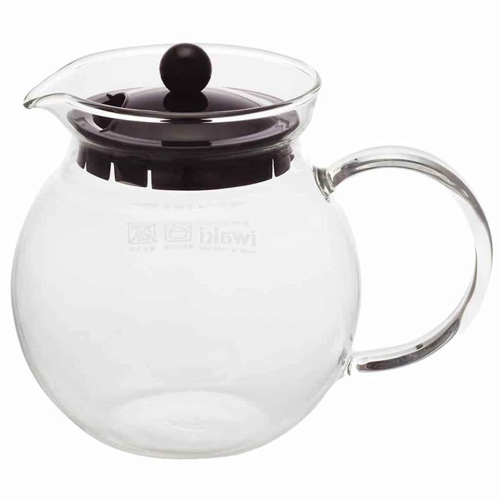 Bình Thủy Tinh Pha Trà Iwaki KT894T-BK Dung Tích 640 Ml
