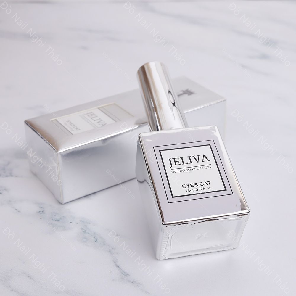 Sơn mắt mèo kim cương Jeliva bạc