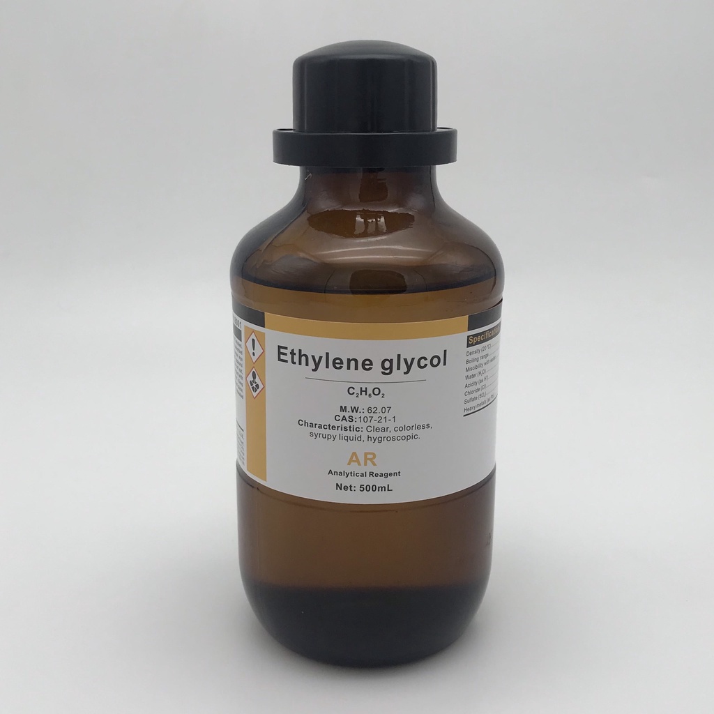 Hóa chất Ethylene glycol xilong CAS 107-21-1 C2H6O2 EG chai 500ml ethylen glycol