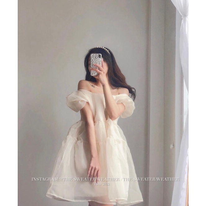 [Ảnh thật/ video ] Váy công chúa bồng bềnh đầm xoè kiểu dáng thiết kế tiểu thư