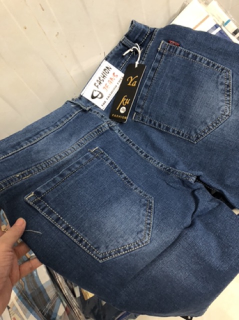 Quần short jean nam co giãn size 32-36