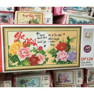Tranh đính đá GIA ĐÌNH DF126