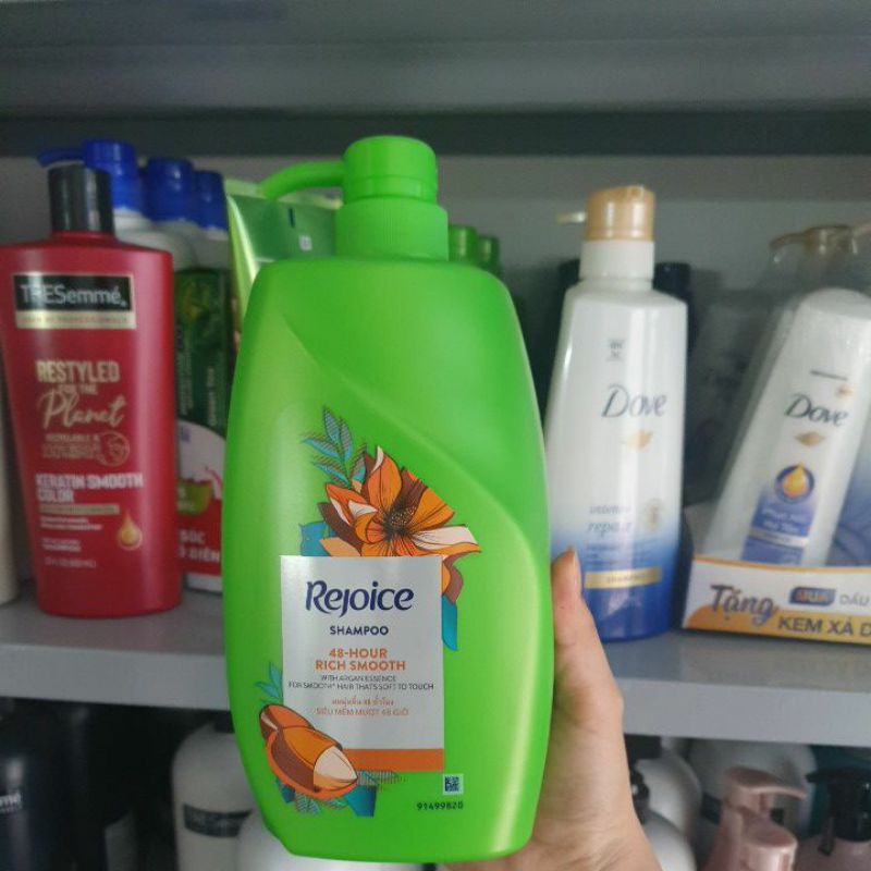 Dầu gội , Dầu xả rejoice siêu mượt chai 650ml