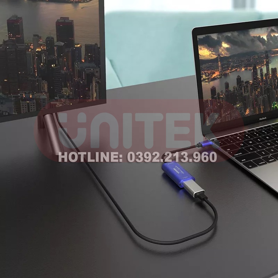 Cáp Chuyển HDMI Vào Laptop, PC Qua Cổng Type-C 1080P HDMI Video Capture