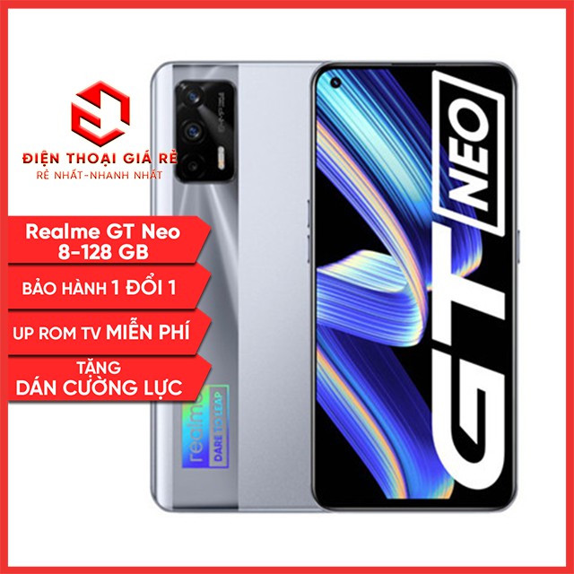 [8-128GB] Điện Thoại Realme GT Neo 5G - RAM 8-128GB - [Điện thoai Giá rẻ, Bảo hành 1 đổi 1-Tặng cường lực]